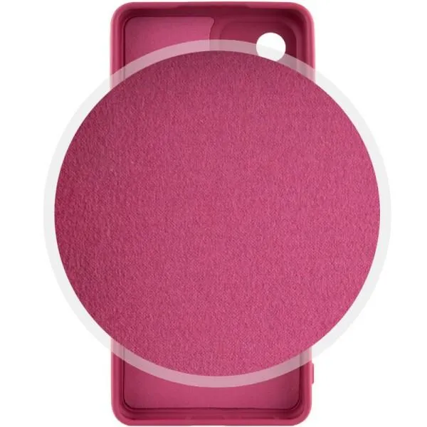 Чехол Silicone Cover Lakshmi Full Camera (A) для Xiaomi Poco F5 / Note 12 Turbo — Бордовый — фото 4