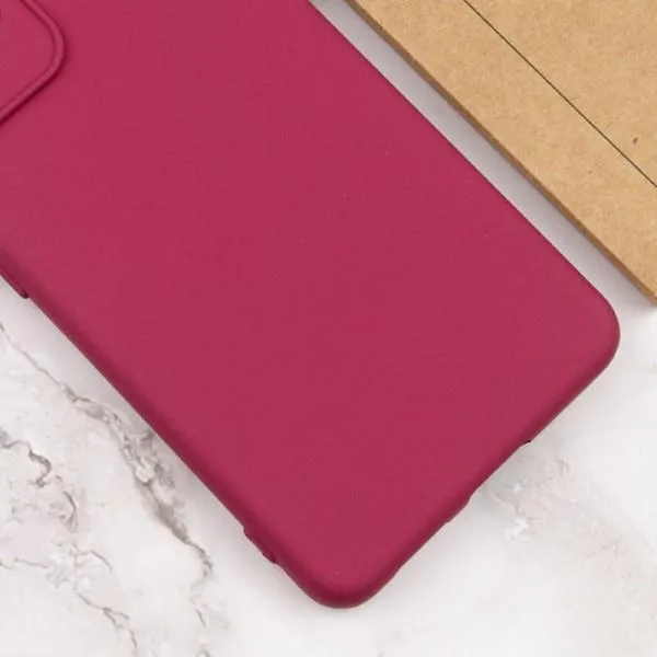 Чехол Silicone Cover Lakshmi Full Camera (A) для Xiaomi Poco F5 / Note 12 Turbo — Бордовый — фото 5