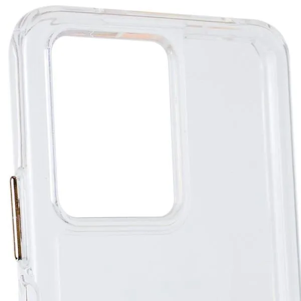 Чехол TPU+PC Clear 2.0 mm metal buttons для Xiaomi Poco F5 / Note 12 Turbo — Прозрачный — фото 2