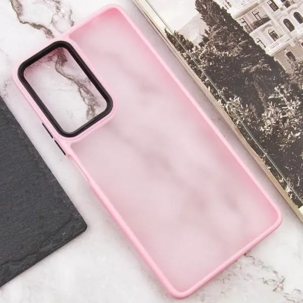 Чехол TPU+PC Lyon Frosted для Xiaomi Poco F5 / Note 12 Turbo — Розовый — фото 4