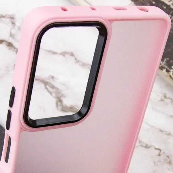 Чехол TPU+PC Lyon Frosted для Xiaomi Poco F5 / Note 12 Turbo — Розовый — фото 5