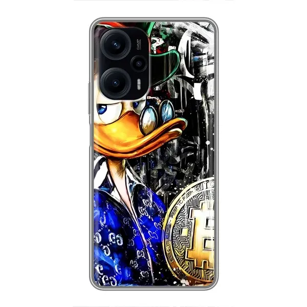 Чехол с принтом «Биткойн Скрудж» для Xiaomi POCO F5