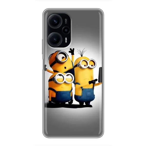 Чехол с принтом «Три миньона» для Xiaomi POCO F5