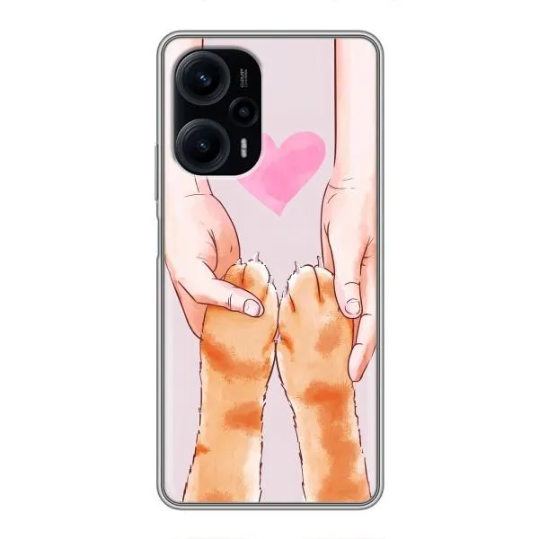 Чехол с принтом «Любовь к котикам» для Xiaomi POCO F5
