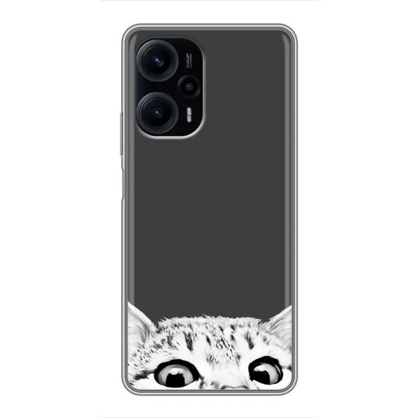 Чехол с принтом «Выглядывает кот» для Xiaomi POCO F5