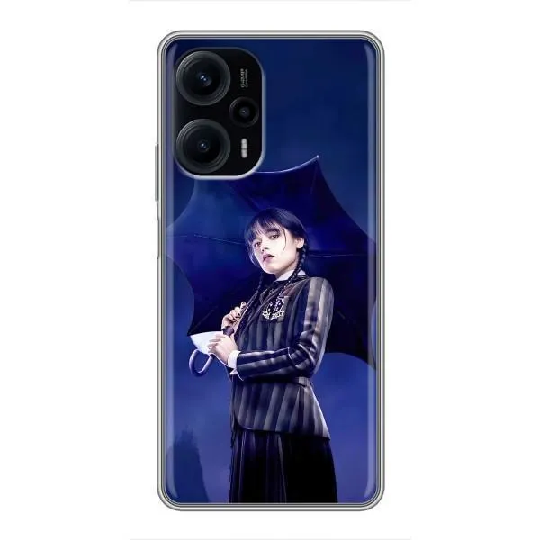 Чехол с принтом «Уэнздей с зонтом» для Xiaomi POCO F5