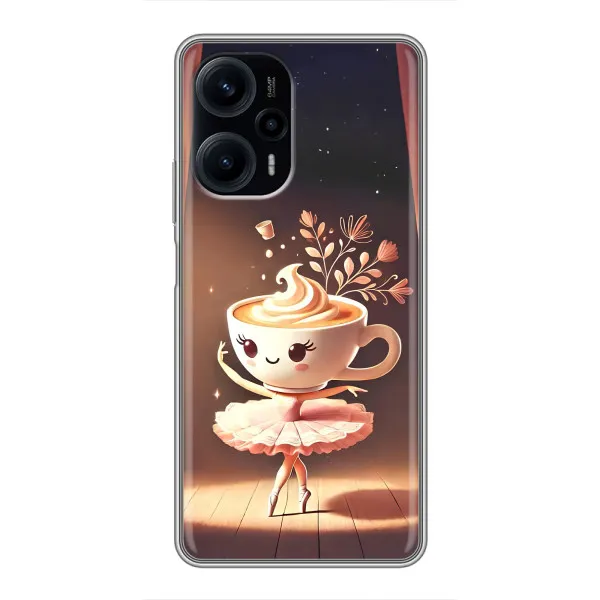 Чехол с принтом «Балерина капучина» для Xiaomi POCO F5
