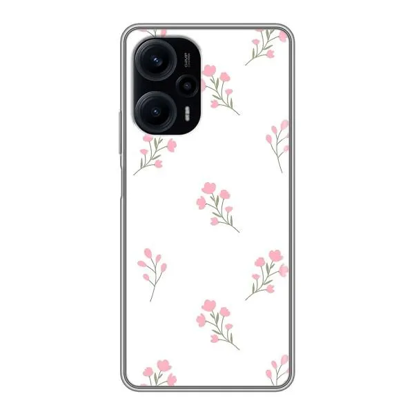 Чехол с принтом «Розовые цветы» для Xiaomi POCO F5