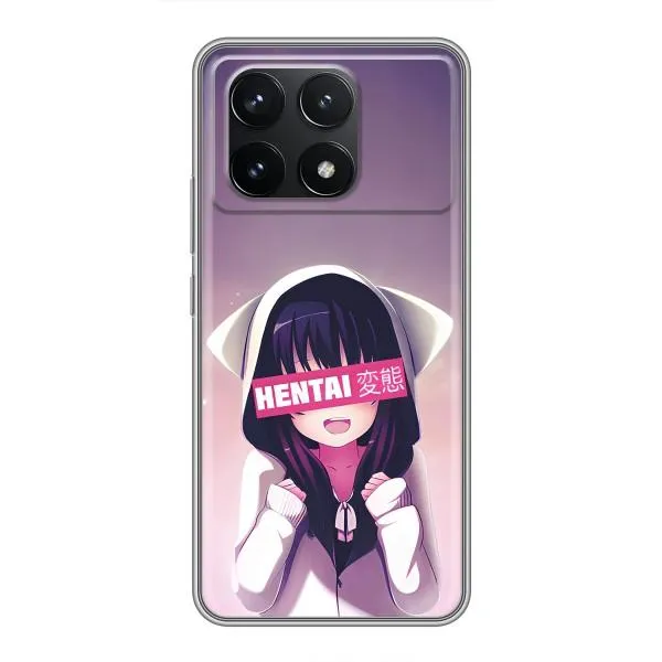 Чехол с принтом «Hentai chan» для Xiaomi POCO F6 Pro