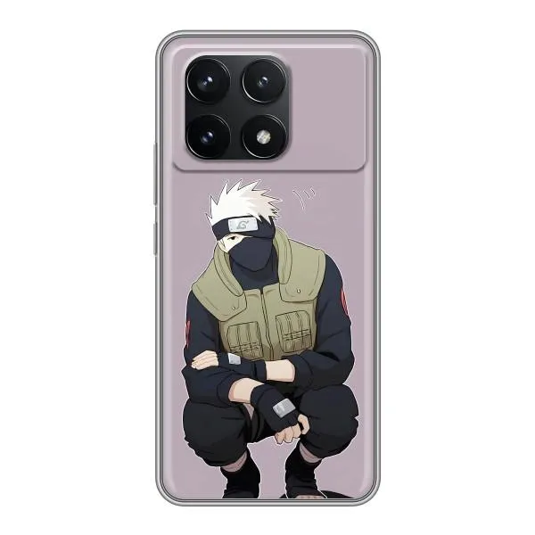 Чехол с принтом «Какаши» для Xiaomi POCO F6 Pro
