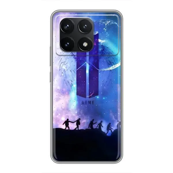 Чохол з принтом «Army BTS» для Xiaomi POCO F6 Pro Чохол з принтом «Army BTS» для Xiaomi POCO F6 Pro