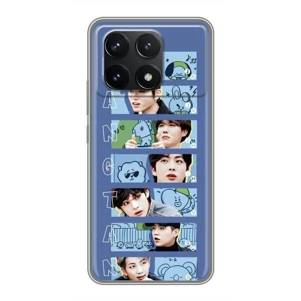 Чохол з принтом «Bangtan» для Xiaomi POCO F6 Pro Чохол з принтом «Bangtan» для Xiaomi POCO F6 Pro