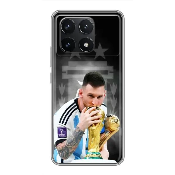 Чехол с принтом «Месси Чемпион» для Xiaomi POCO F6 Pro Чехол с принтом «Месси Чемпион» для Xiaomi POCO F6 Pro