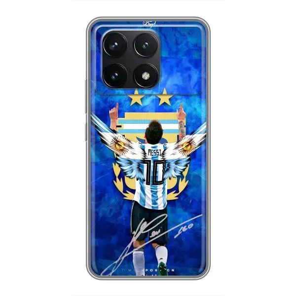 Чехол с принтом «Месси сборная» для Xiaomi POCO F6 Pro Чехол с принтом «Месси сборная» для Xiaomi POCO F6 Pro