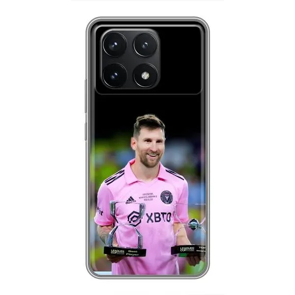 Чехол с принтом «Кубки Месси» для Xiaomi POCO F6 Pro