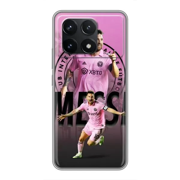 Чехол с принтом «Messi Miami» для Xiaomi POCO F6 Pro