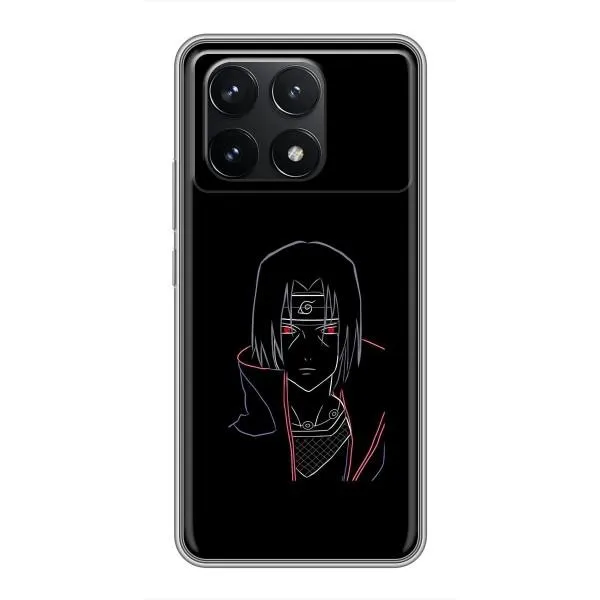 Чехол с принтом «силуэт Итачи» для Xiaomi POCO F6 Pro