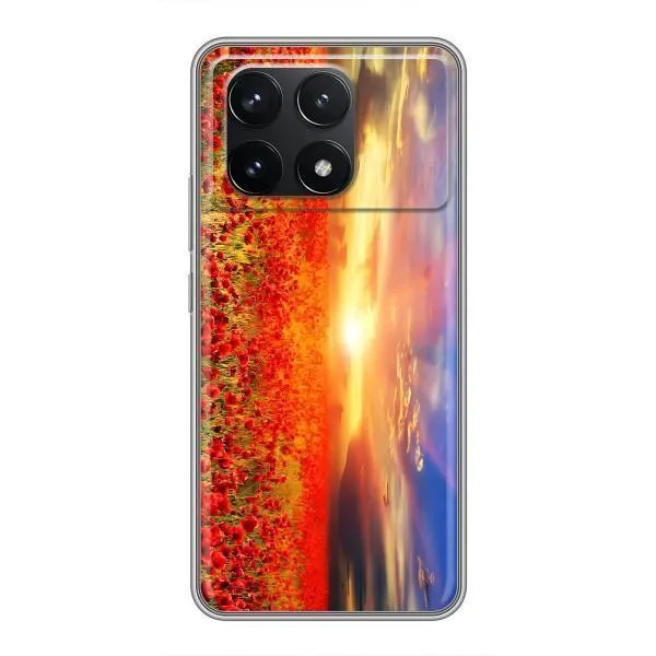 Чохол з принтом «Поле тюльпанів» для Xiaomi POCO F6 Pro