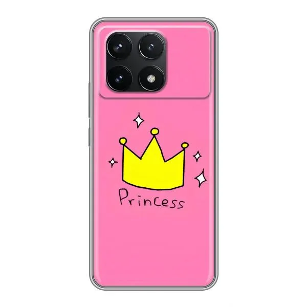 Чохол з принтом «Princess» для Xiaomi POCO F6 Pro