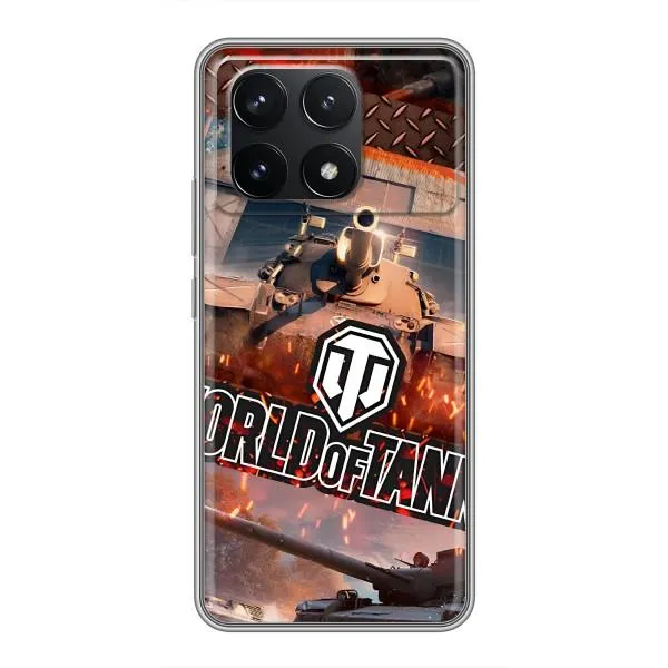 Чехол с принтом «World of Tanks» для Xiaomi POCO F6 Pro