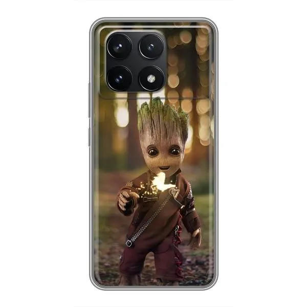 Чохол з принтом «I am Groot» для Xiaomi POCO F6 Pro