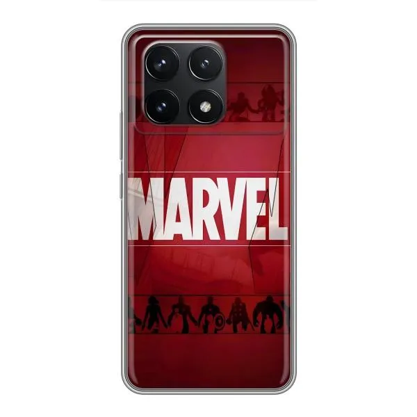 Чохол з принтом «MARVEL» для Xiaomi POCO F6 Pro