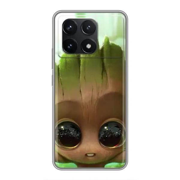Чохол з принтом «Милий Грут» для Xiaomi POCO F6 Pro