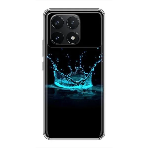 Чохол з принтом «Крапля корони» для Xiaomi POCO F6 Pro Чохол з принтом «Крапля корони» для Xiaomi POCO F6 Pro