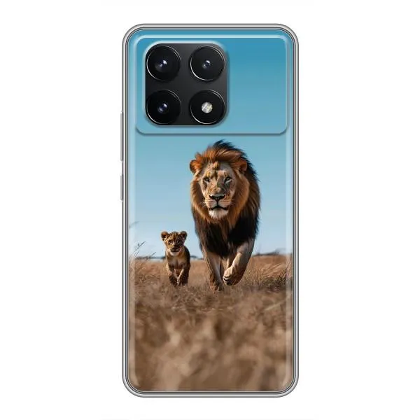 Чехол с принтом «Мусафа и Симба» для Xiaomi POCO F6 Pro Чехол с принтом «Мусафа и Симба» для Xiaomi POCO F6 Pro