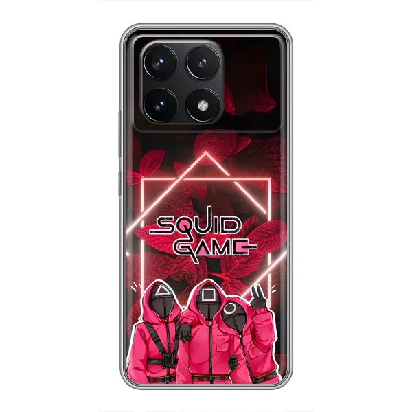 Чехол с принтом «Охранники Игра кальмара» для Xiaomi POCO F6 Pro