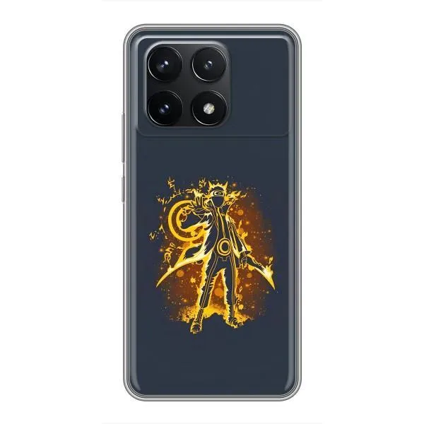 Чехол с принтом «золотой Наруто» для Xiaomi POCO F6 Pro