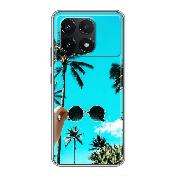 Чехол с принтом «Взгляд лето» для Xiaomi POCO F6 Pro