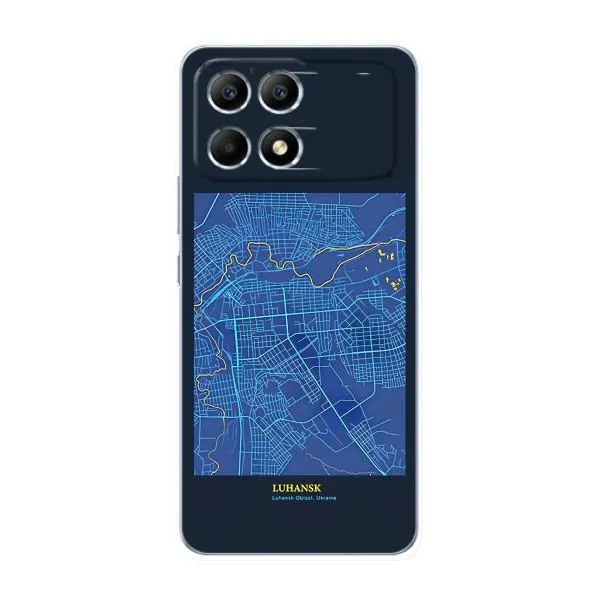 Чехол с принтом «Гуганск» для Xiaomi POCO F6