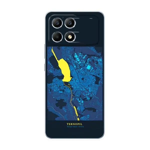Чехол с принтом «Тернополь» для Xiaomi POCO F6