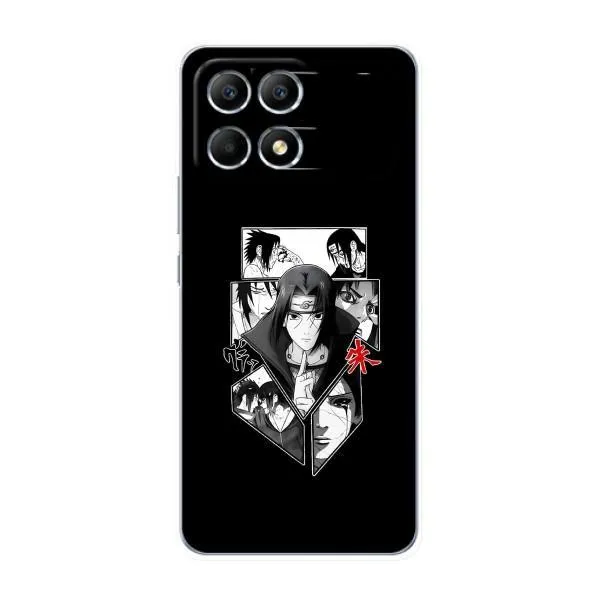Чехол с принтом «коллаж Итачи» для Xiaomi POCO F6