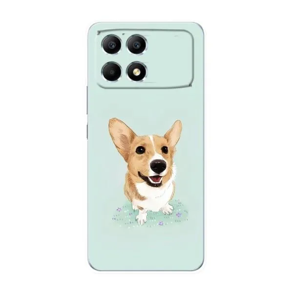 Чехол с принтом «Корги» для Xiaomi POCO F6 Чехол с принтом «Корги» для Xiaomi POCO F6