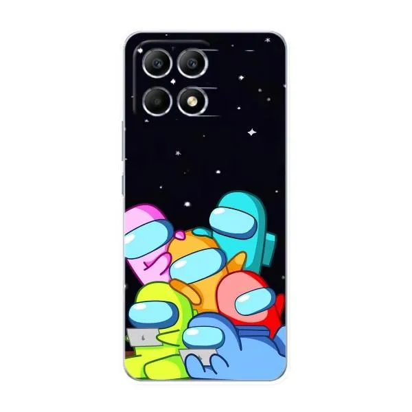 Чехол с принтом «Скины в космосе» для Xiaomi POCO F6