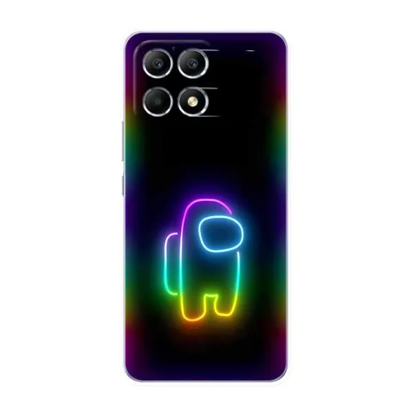 Чехол с принтом «Яркий скин» для Xiaomi POCO F6