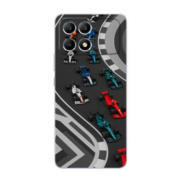 Чехол с принтом «Трасса Ф1» для Xiaomi POCO F6