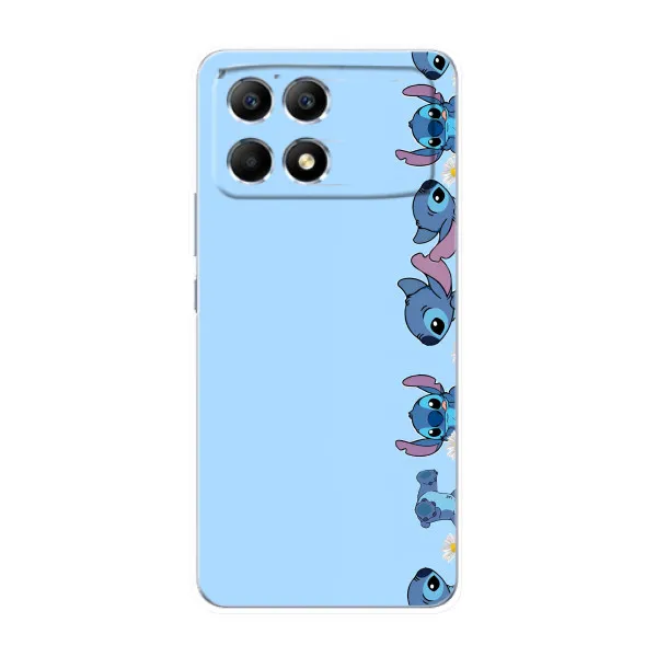 Чехол с принтом «Стич фон» для Xiaomi POCO F6