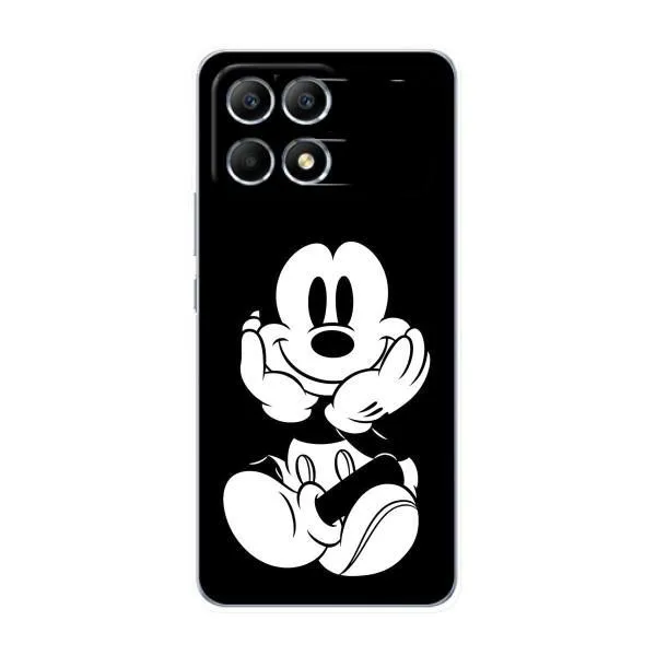 Чохол з принтом «Маус на чорному» для Xiaomi POCO F6