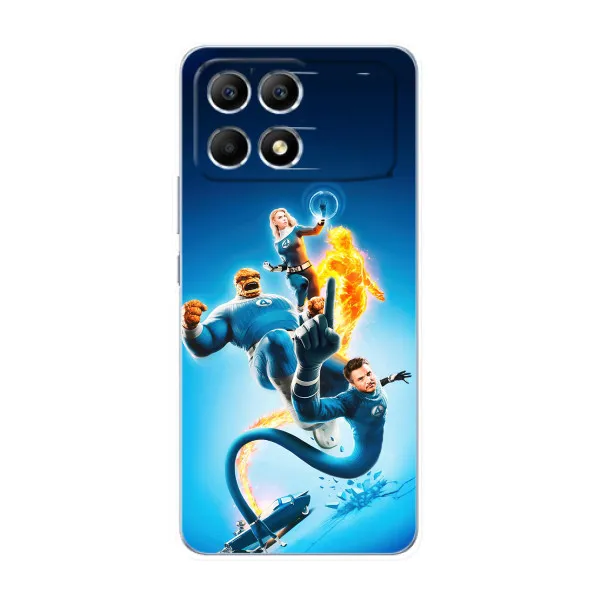 Чехол с принтом «Герои Фантастическая Четверка» для Xiaomi POCO F6