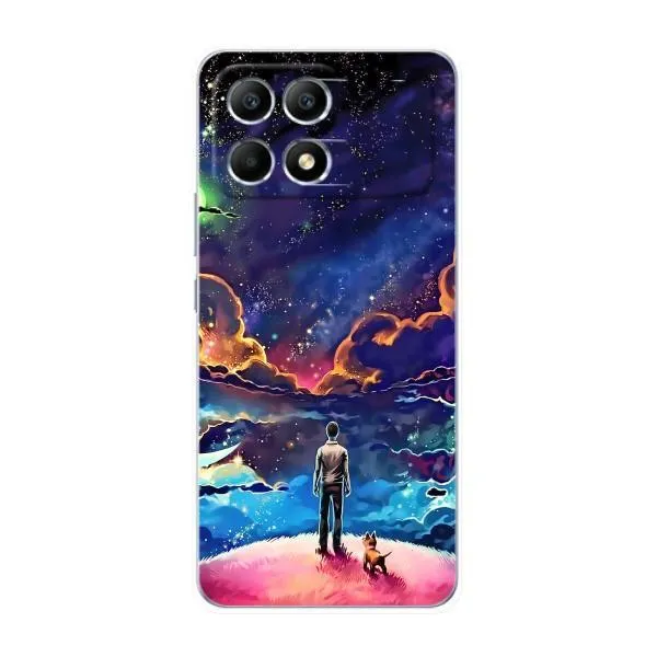 Чехол с принтом «Галактический вид» для Xiaomi POCO F6