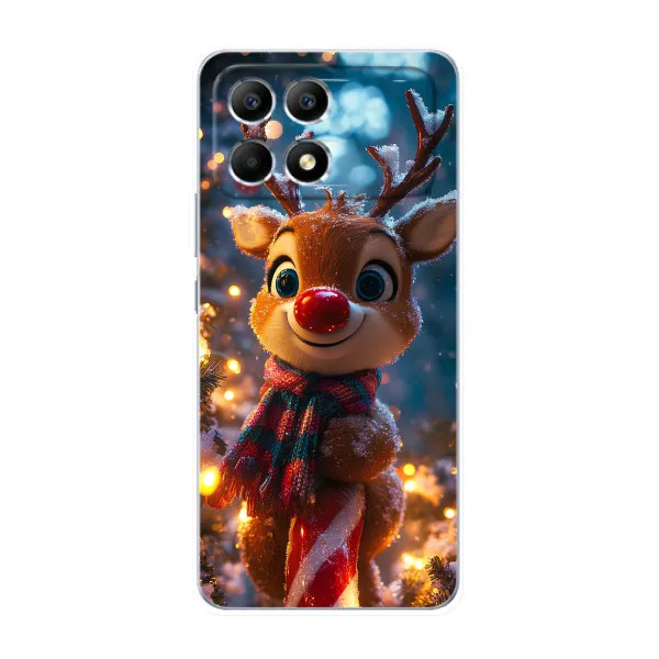 Чохол з принтом «Олень з шарфом» для Xiaomi POCO F6