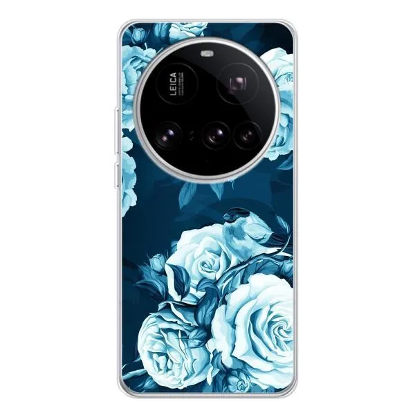 Чехол с принтом «Голубые Бутоны» для Xiaomi POCO F7 Pro