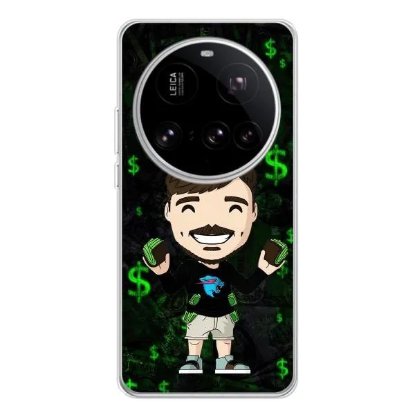 Чехол с принтом «Блогер Beast» для Xiaomi POCO F7 Pro