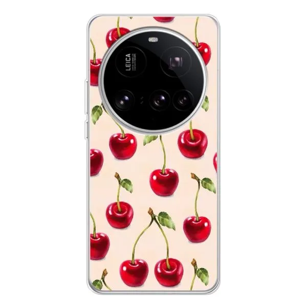 Чехол с принтом «Вишня» для Xiaomi POCO F7 Pro