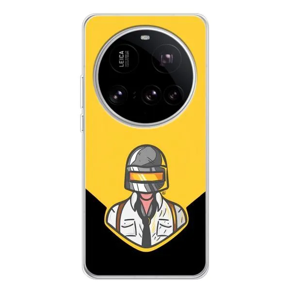 Чохол з принтом «Пабг в шоломі» для Xiaomi POCO F7 Pro