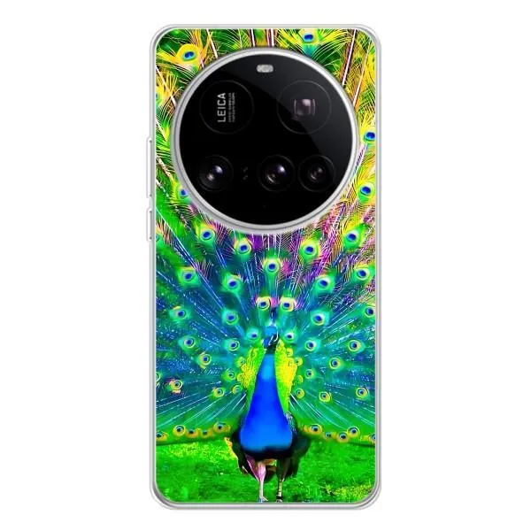 Чехол с принтом «Яркий Павлин» для Xiaomi POCO F7 Pro