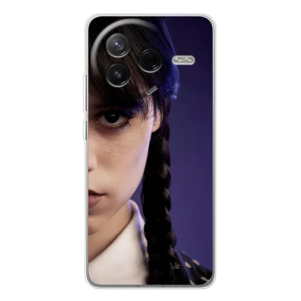 Чехол с принтом «Загадочный взгляд Уэнздей» для Xiaomi POCO F7 Pro Чехол с принтом «Загадочный взгляд Уэнздей» для Xiaomi POCO F7 Pro